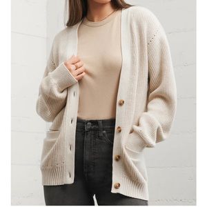 WVN Oversized Cardigan - Birch